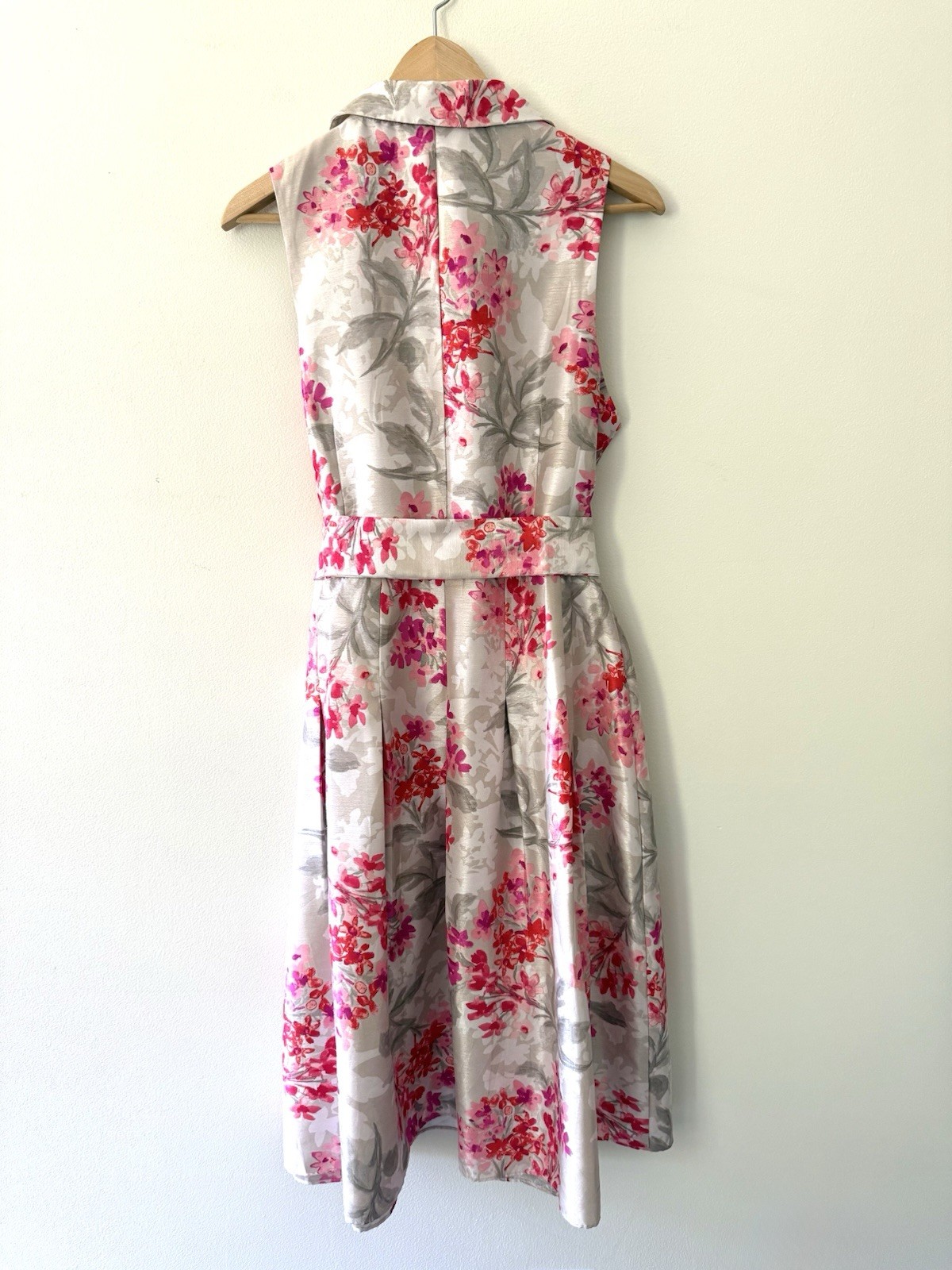 Jessica Howard Floral Fit & Flare Faux Wrap Dress 14 Cocktail Wedding Guest
