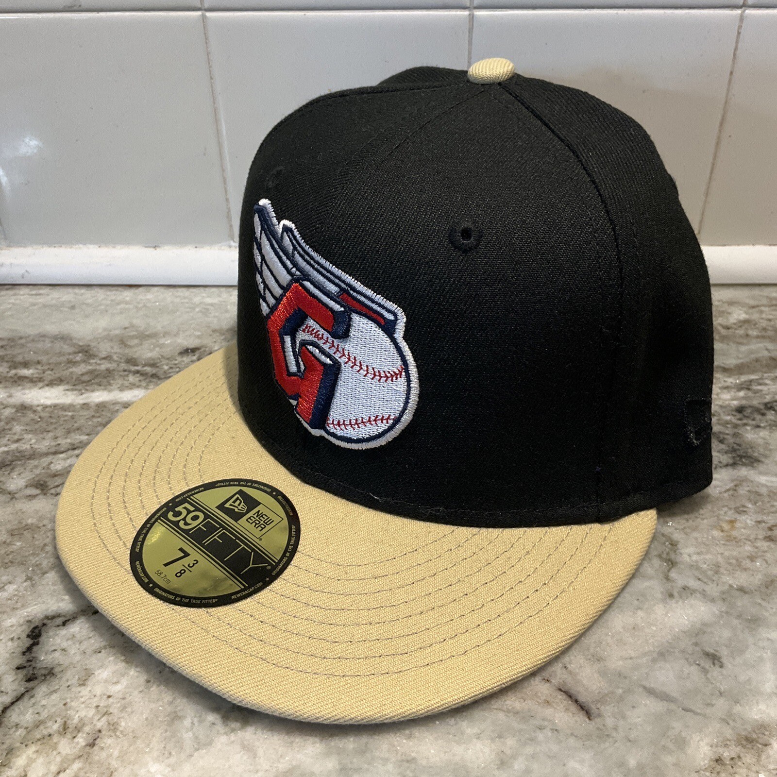 Cleveland Guardians 2022 All Star Patch New Era 59FIFTY 2-Tone Cap Hat 7 3/8