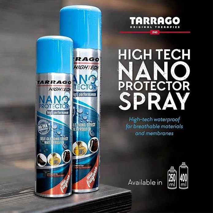 Tarrago Nano Shoe Protector Spray for Leather Suede Nubuck Textile Waterproofer