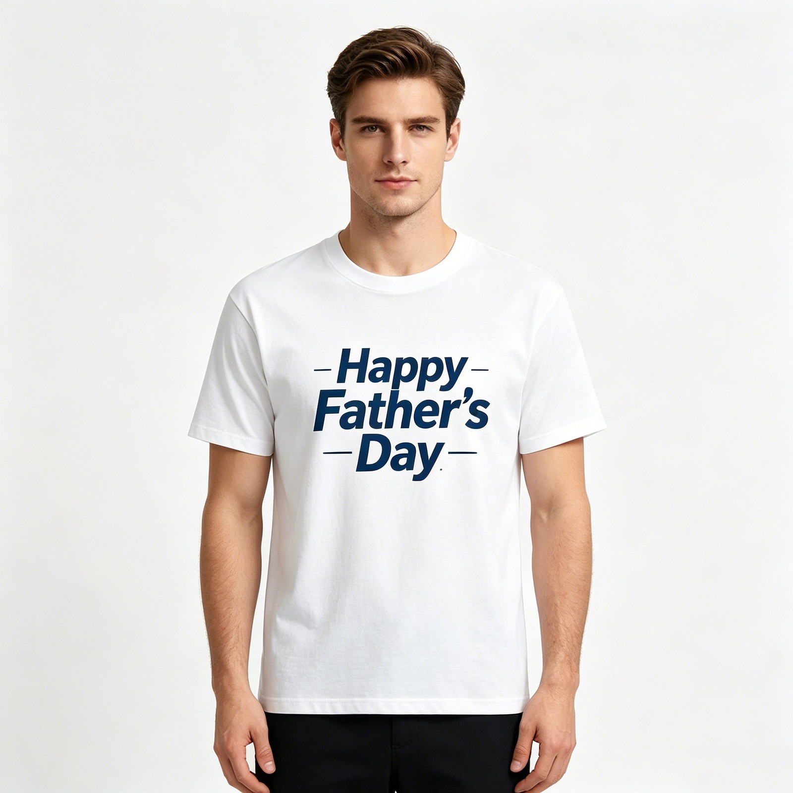 Personalized Custom Photo T-Shirt Gift for Dad Fathers Day Soft Cotton