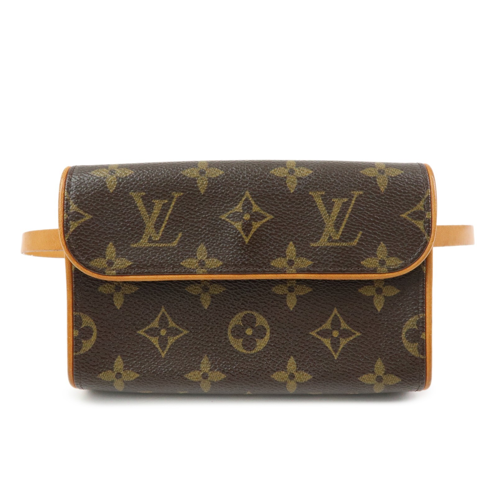 Louis Vuitton Monogram Pochette Florentine XS Waist Bag Belt M51855 Used F/S