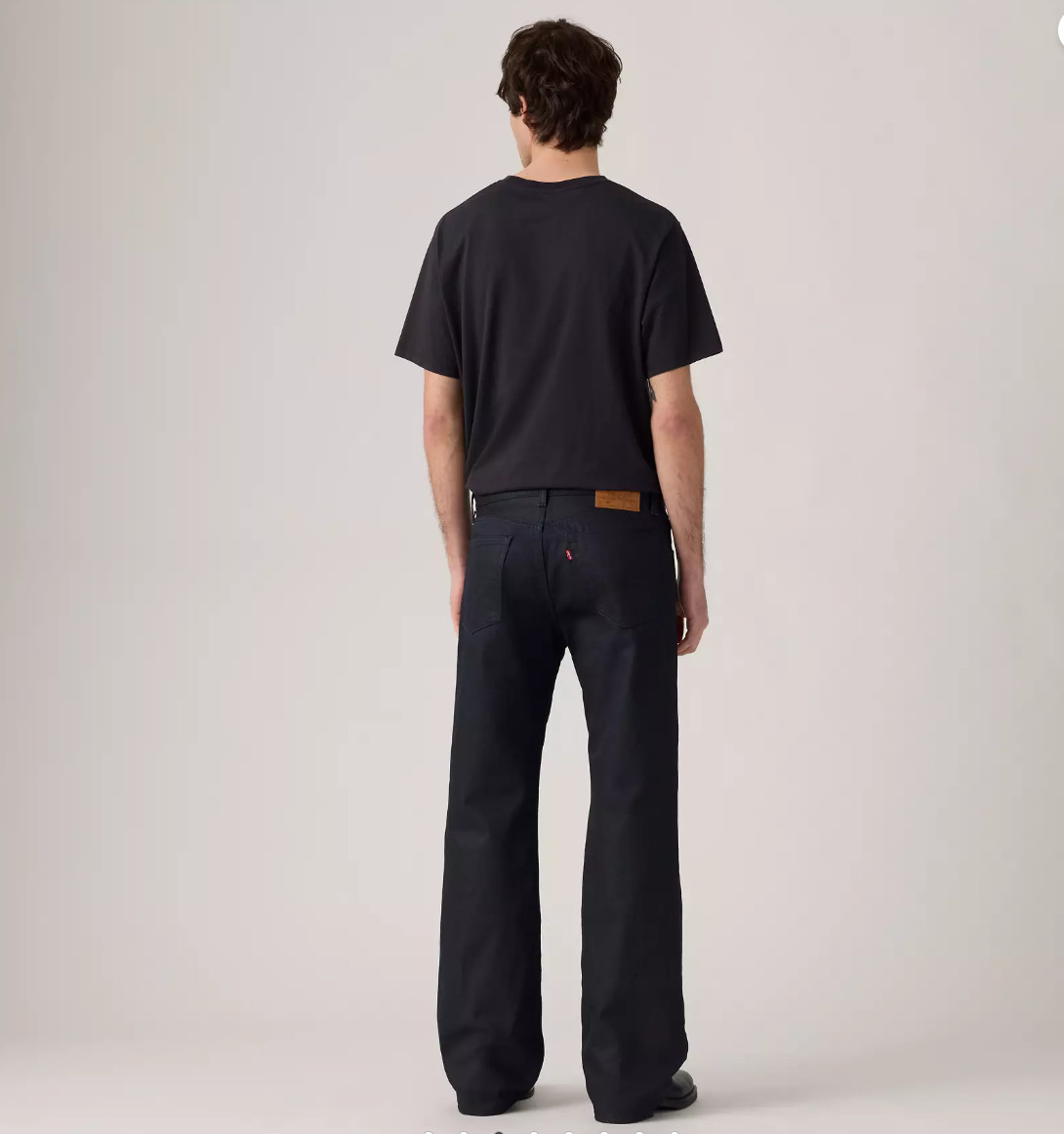 Levi’s Premium 567 Relaxed Flare Coated Black Men’s Jeans Brand New Retail $98