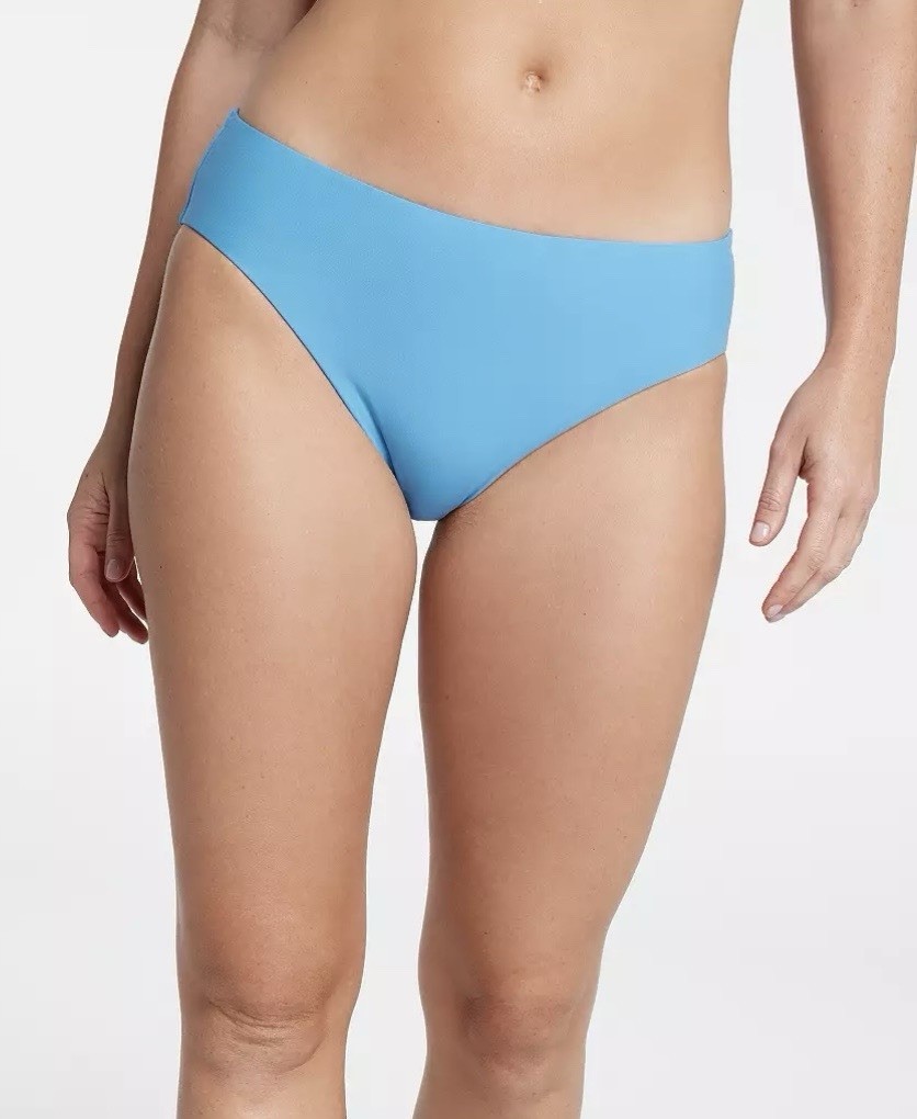 CALIA Core Mid Rise Swim Bottoms Size XL Tranquil Blue Beach Vacation NEW $48