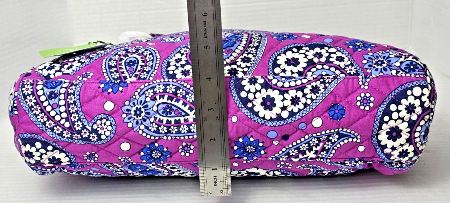 Vera Bradley Whitney Shoulder Bag in Cotton Boysenberry