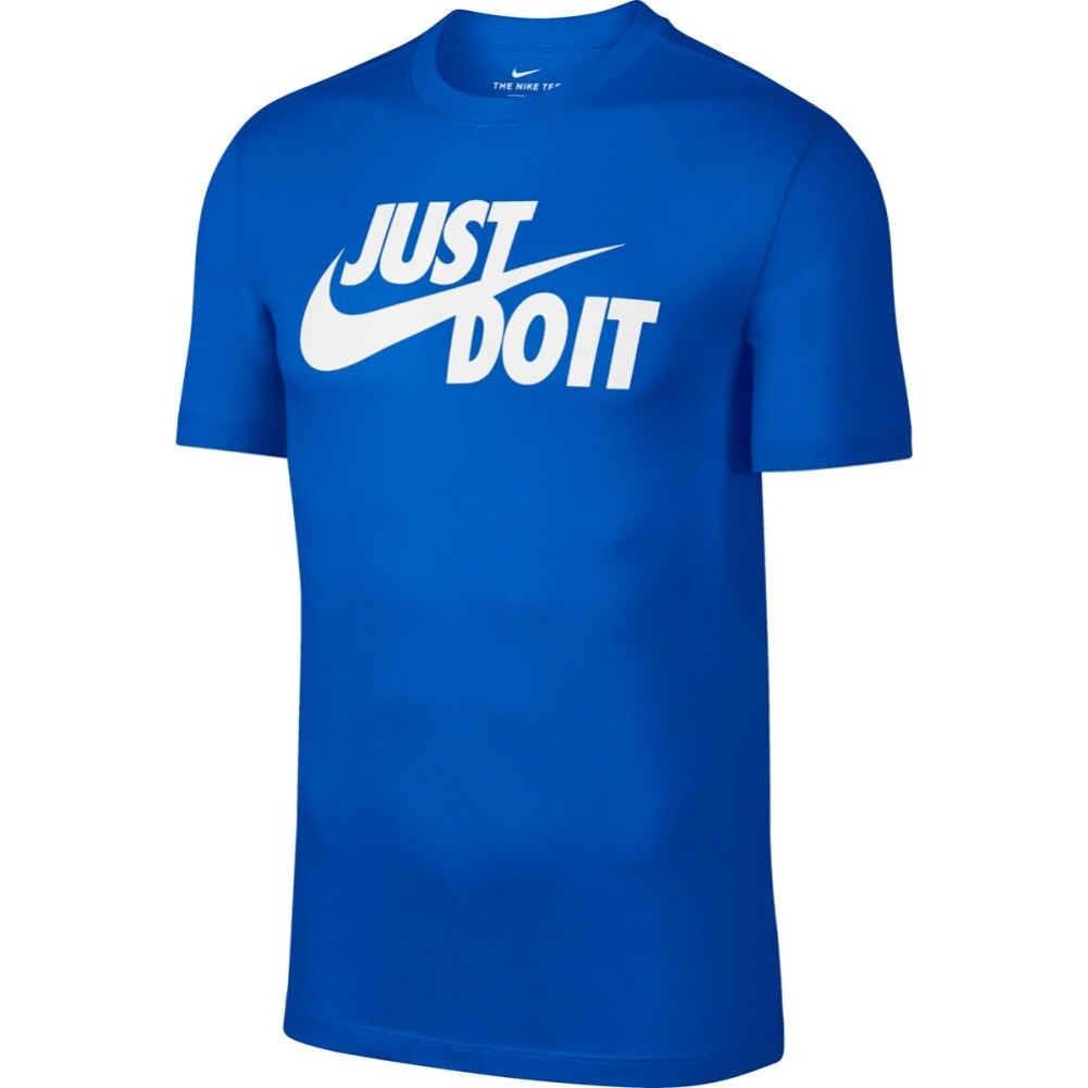 Nike Men’s T-Shirt Sportswear “Just Do It” Short Sleeve Crew Neck Athletic Shirt