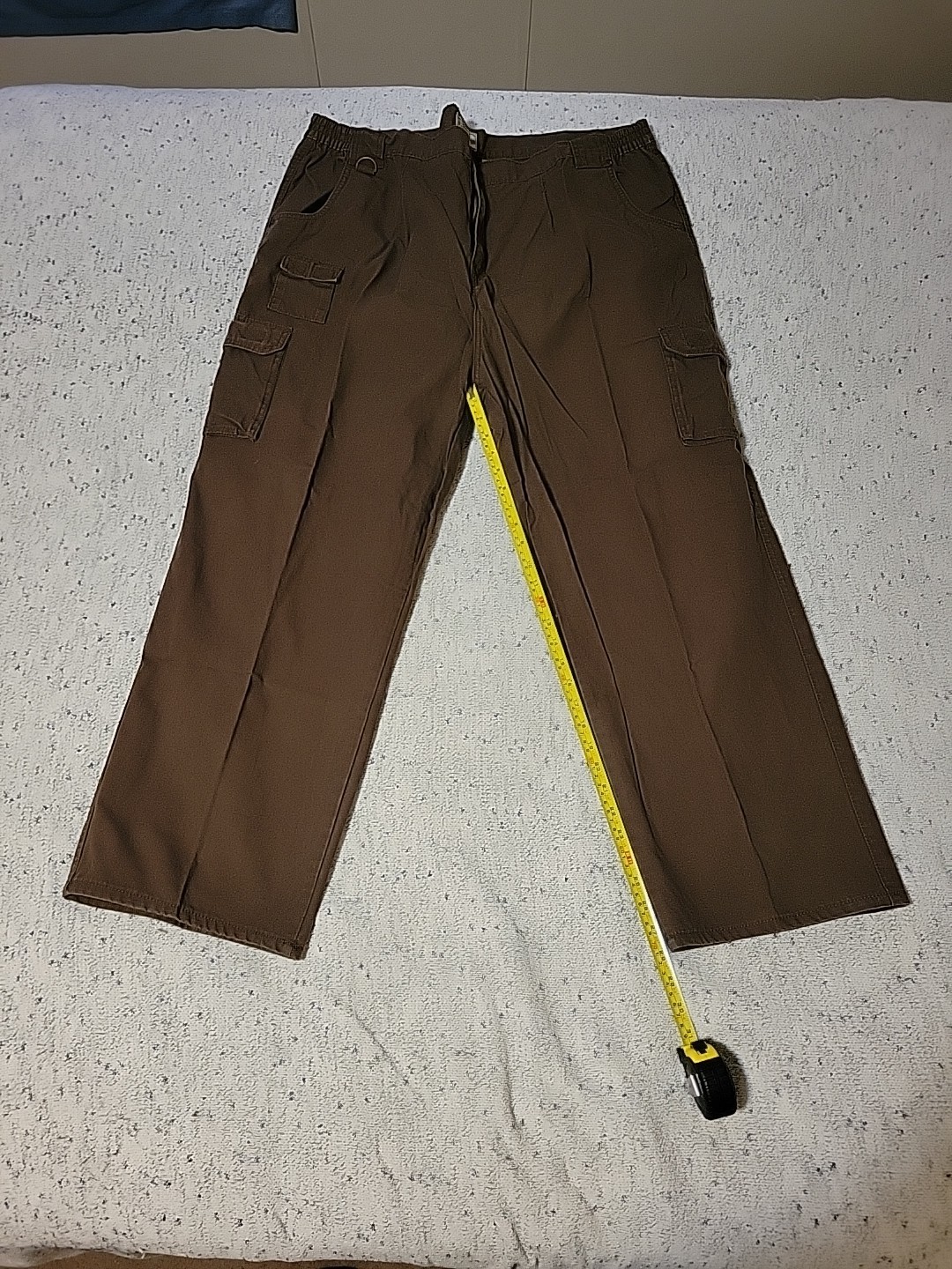 Scandia Woods Elastic Waist Pleated Cargo Pants 48×28