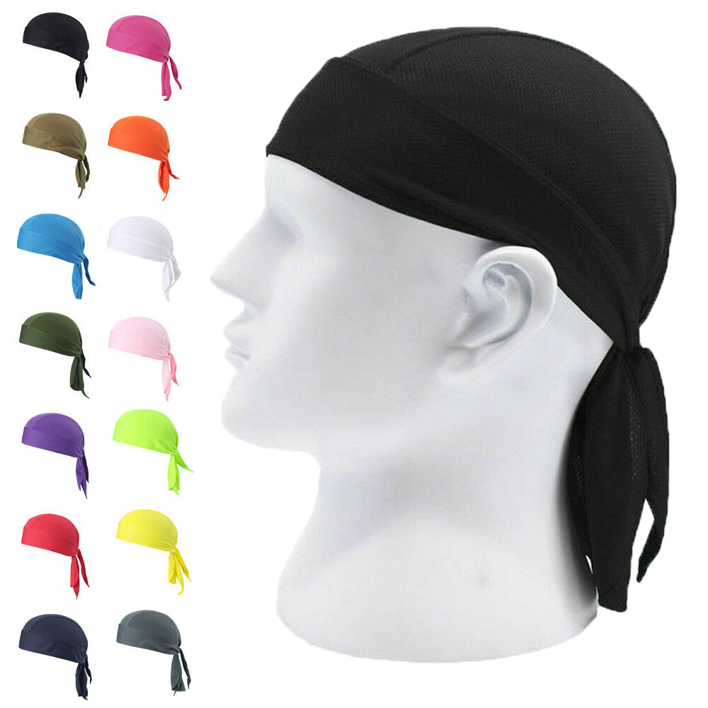 Motorcycle Wrap Biker Du Do Doo Rag Bandana Head Skull Cap Durag for Men Women