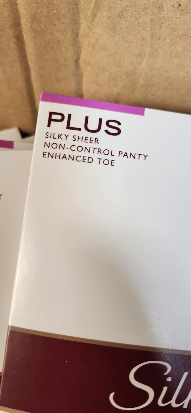 Hanes Enhanced Toe Plus-Size Silky Sheer Hose Plus Petite Barely There LOT of 10