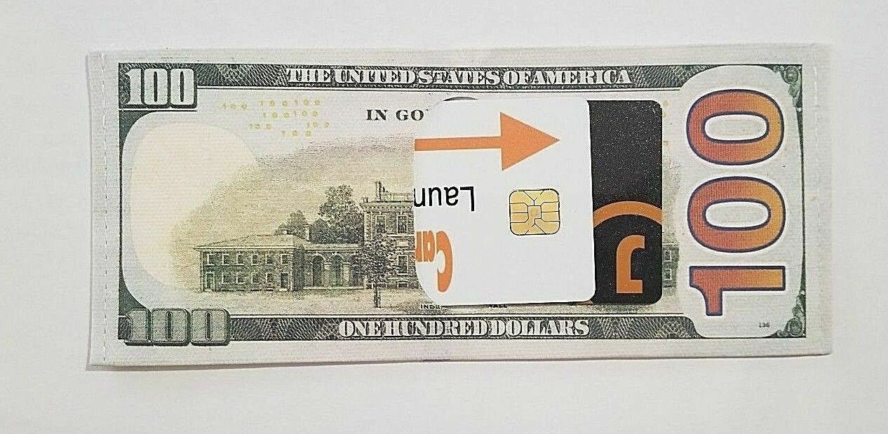 $100 Hundred Dollar Bill Wallet Money Thin Bi-Fold Card Holder – US SELLER