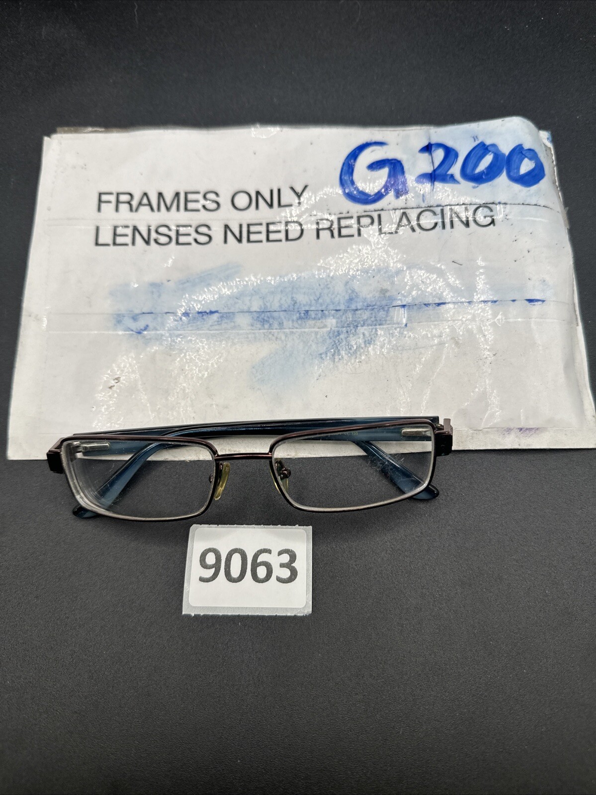 Perry Ellis 295-1 Glasses Rectangle Eyeglasses Sunglasses Frames 53-17-135 G200