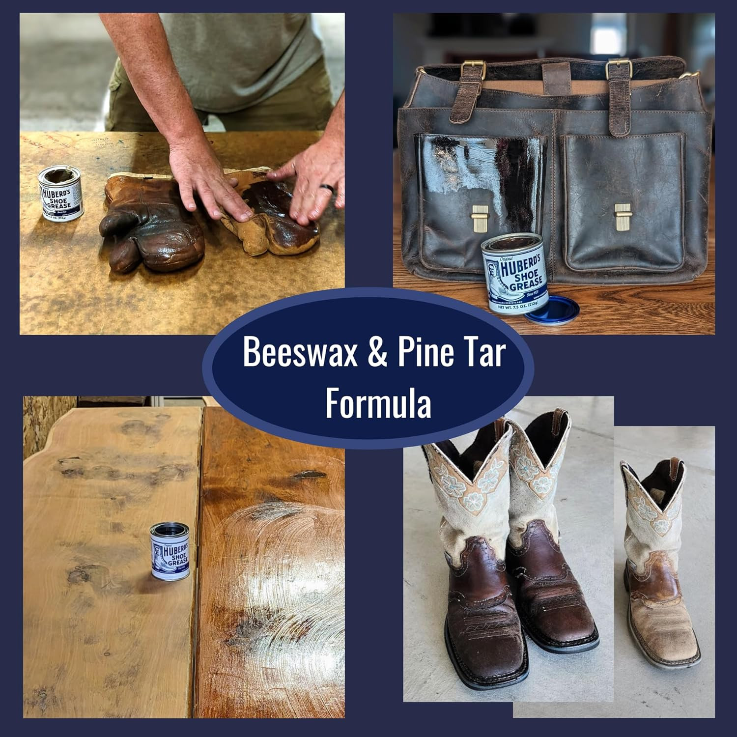 Huberd’S Shoe Grease, 7.5Oz: Waterproofs, Softens, Conditions Leather. Protects
