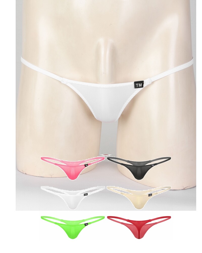 US Mens Underwear T Back G-strings Briefs Sexy Pouch Thongs Lingeries Underpants