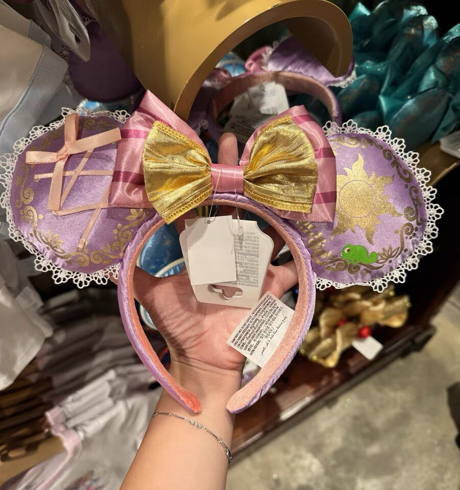 Disney Parks Loungefly Mickey Ear 2024 Rapunzel Tangled Pascal Belle Headband