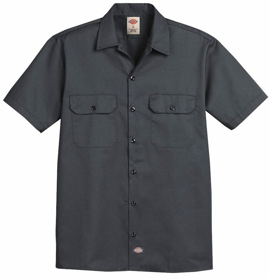 Dickies Men’s Size S-2XL 3XL 4XL 5XL Short Sleeve Work Shirt Shop Mechanics 1574