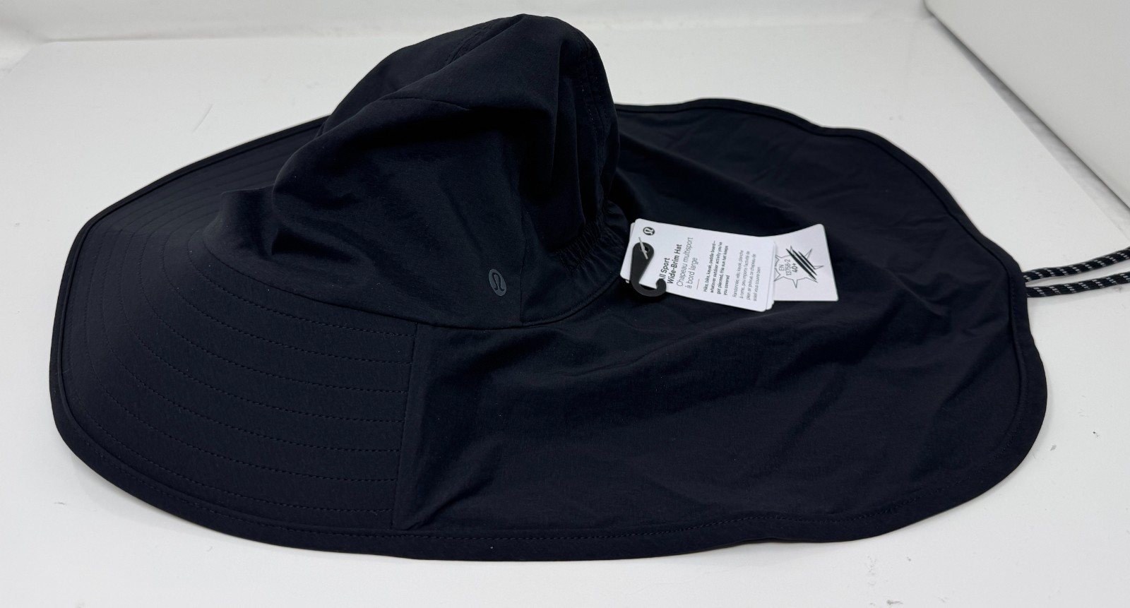Lululemon ALL SPORT WIDE BRIM HAT Black SIZE L/XL