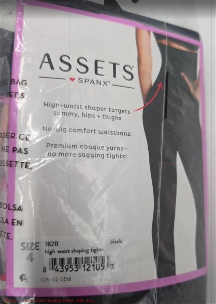 LOT OF 3!!! ASSETS by SPANX Women’s High-Waist Shaping Tights Size 4 Black -182B