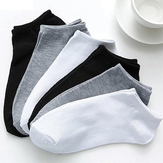 Looknniy 20 Pairs Low Cut Ankle Socks Women No Show Breathable Athletic