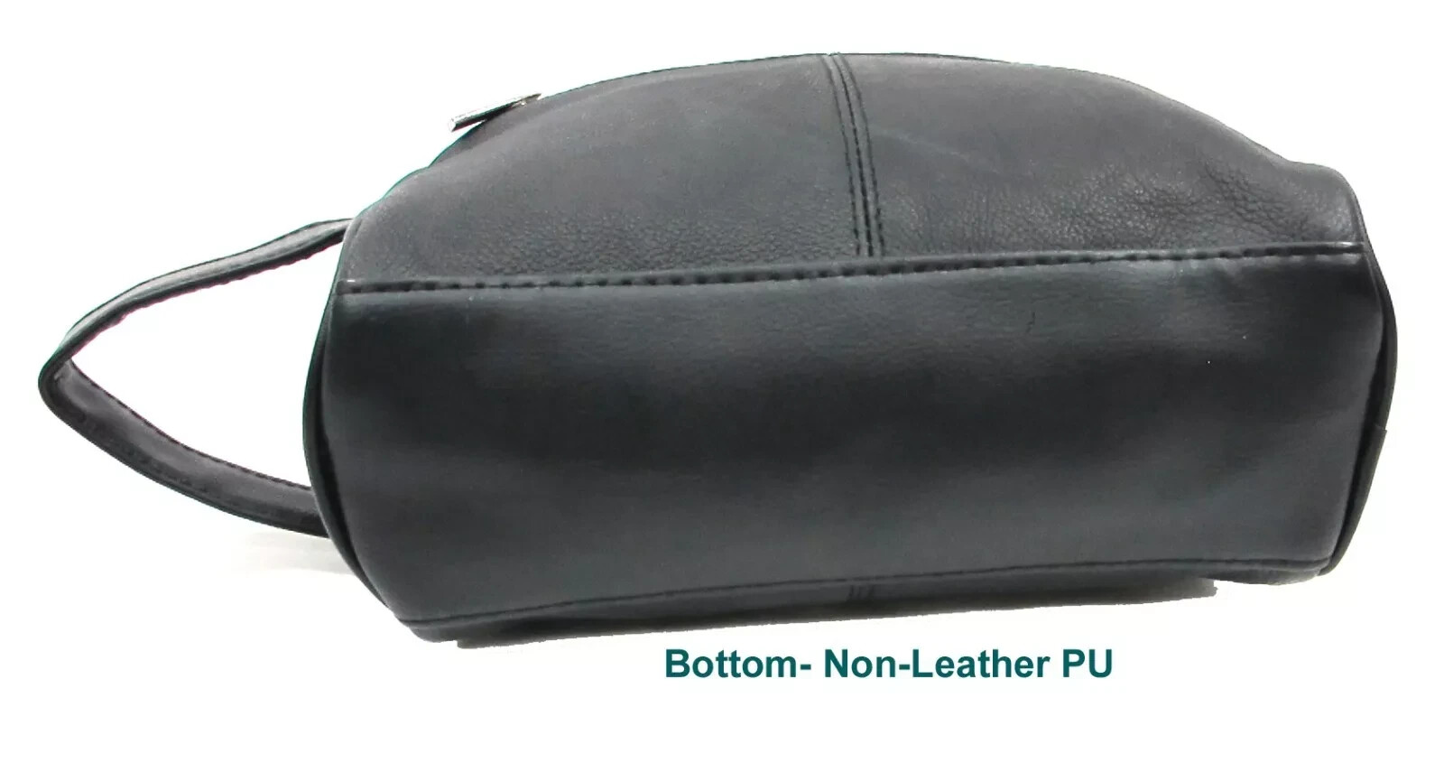 Quality Genuine Cow Leather Men’s Shaving Toiletry and Travel Bag 3 Zipper Black