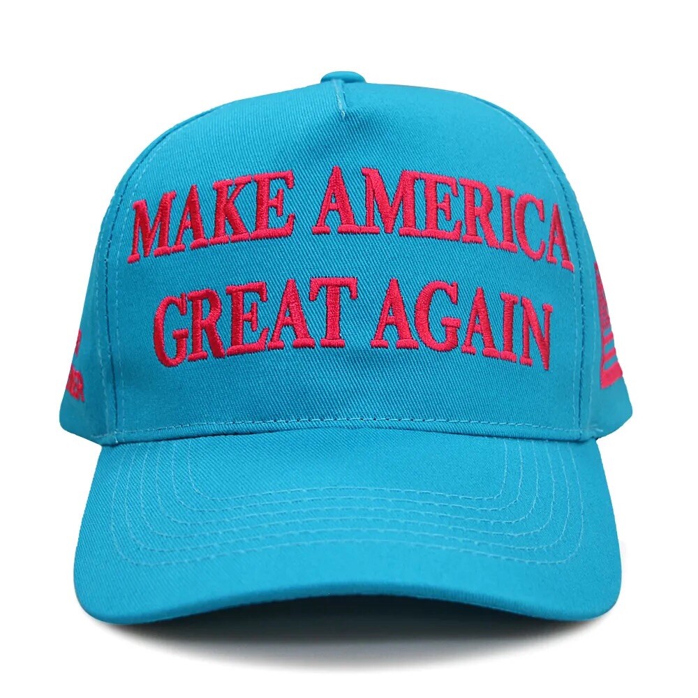 Trump..OFFICIAL..MAGA Hat..NEVER SURRENDER..Exclusive..Teal/Pink..NEW DESIGN