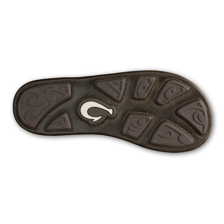 🧡*NIB*OluKai Men’s Size 11 Mea Ola Mano Leather Beach Sandals -Mustang/Tan