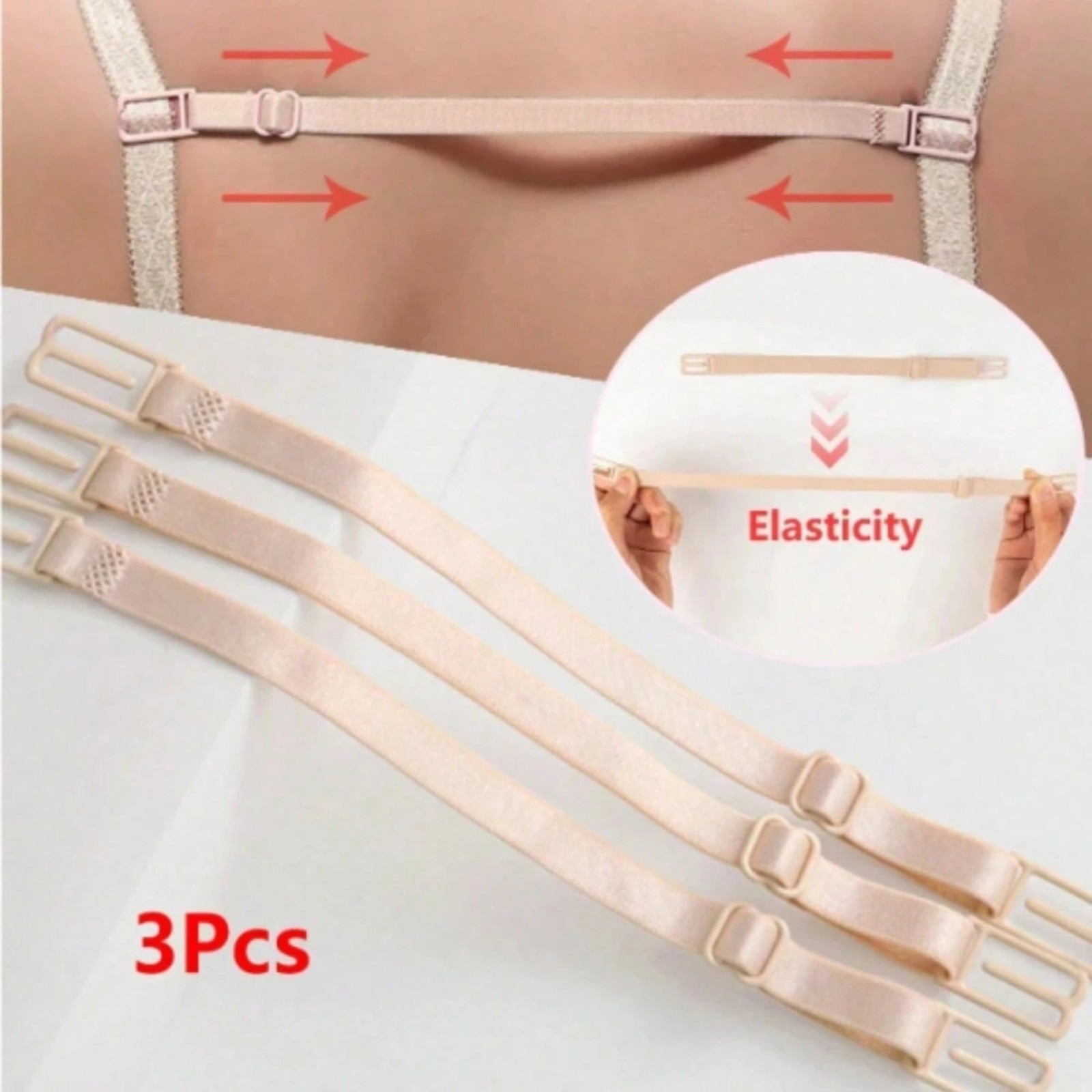 Anti Slip Straps Clips Holder Bra Women Non-Slip Adjustable Bra Sports Rope Back