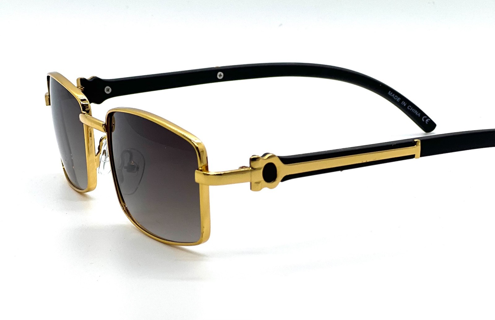 Sunglasses Men Rectangular Classy Fashion Trendy 80’s 90’s Casual Male Lentes