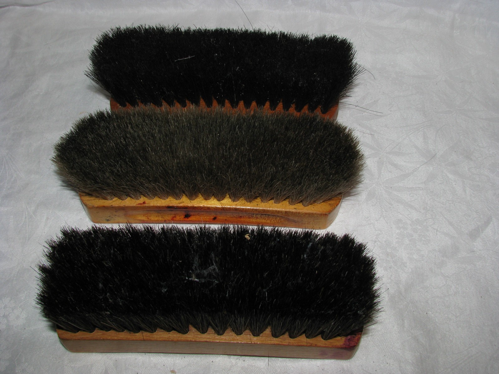 Group of Five Vintage Clothes & Shoes Horsehair Brushes Felton, Ralyn & Esquire