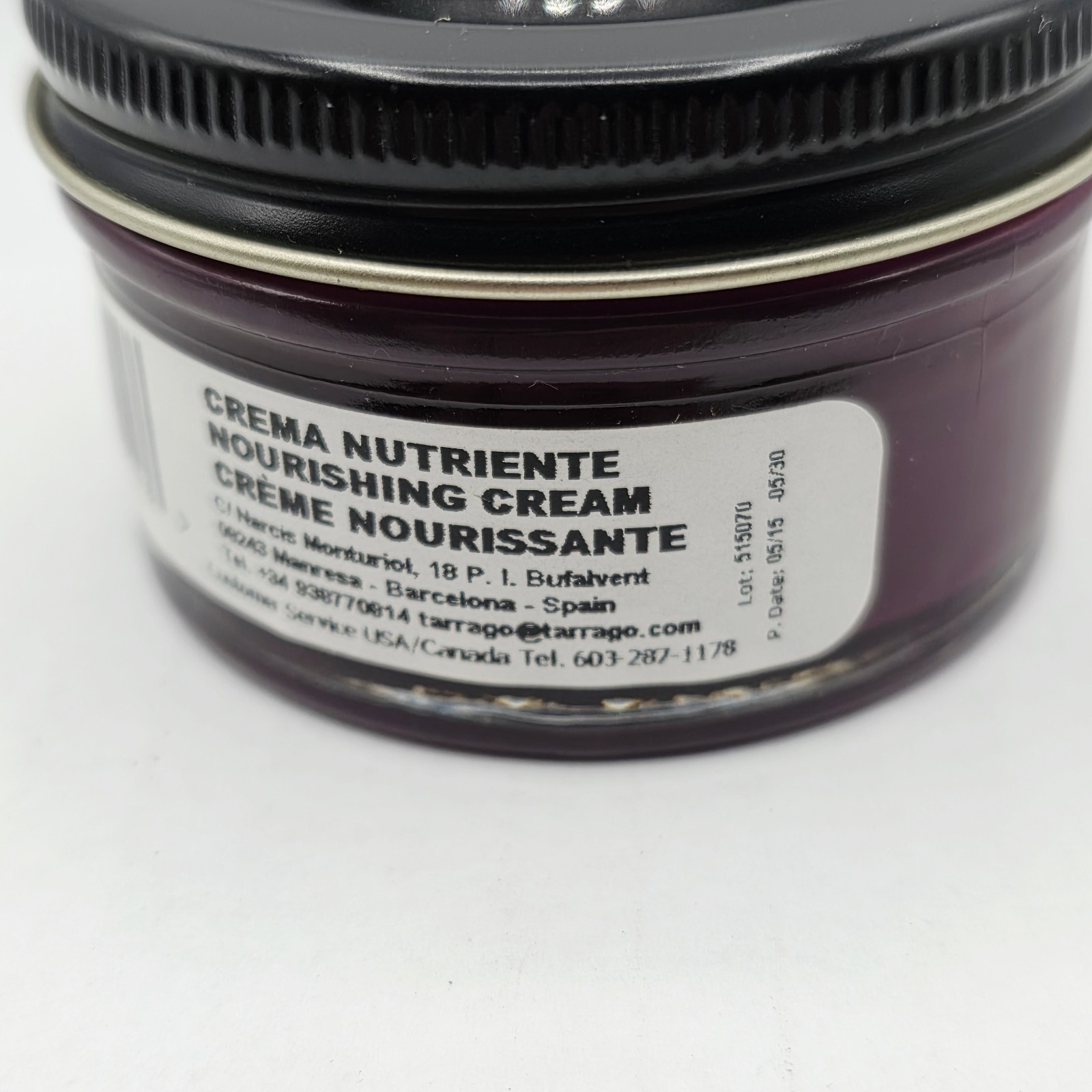 Tarrago Shoe Polish # 54 Aubergine Cream Leather Protector 1.76 oz. 50ml Boot