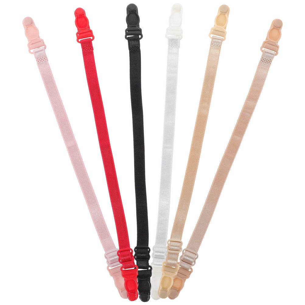 6 Pcs/Set Anti-slip Buckle Bra Shoulder Strap Clip Holders