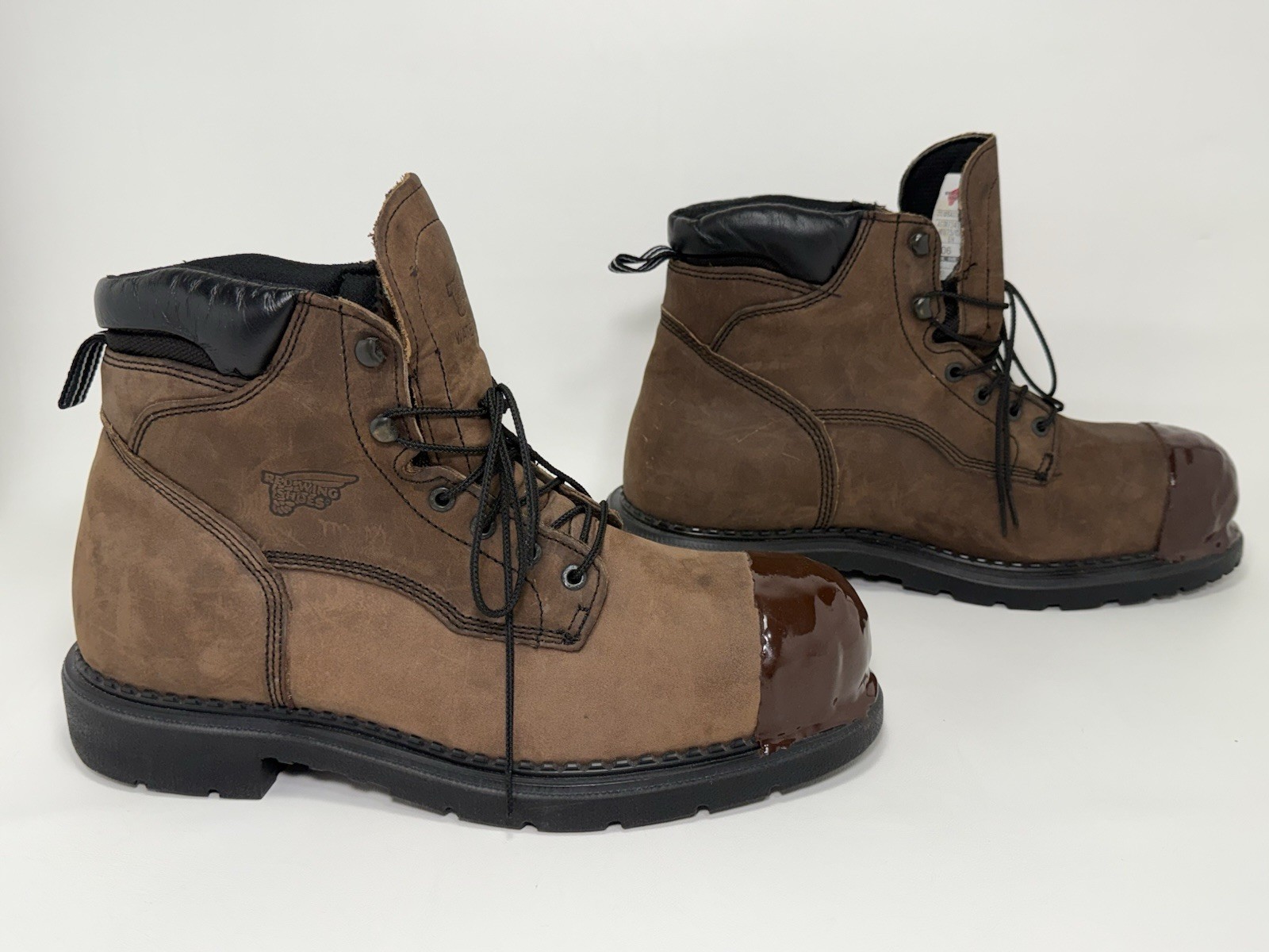 Red Wing Boots Style 2206 Size 13 E2 (EE) – 6″ Steeltoe Waterproof W/ Tuff Toe