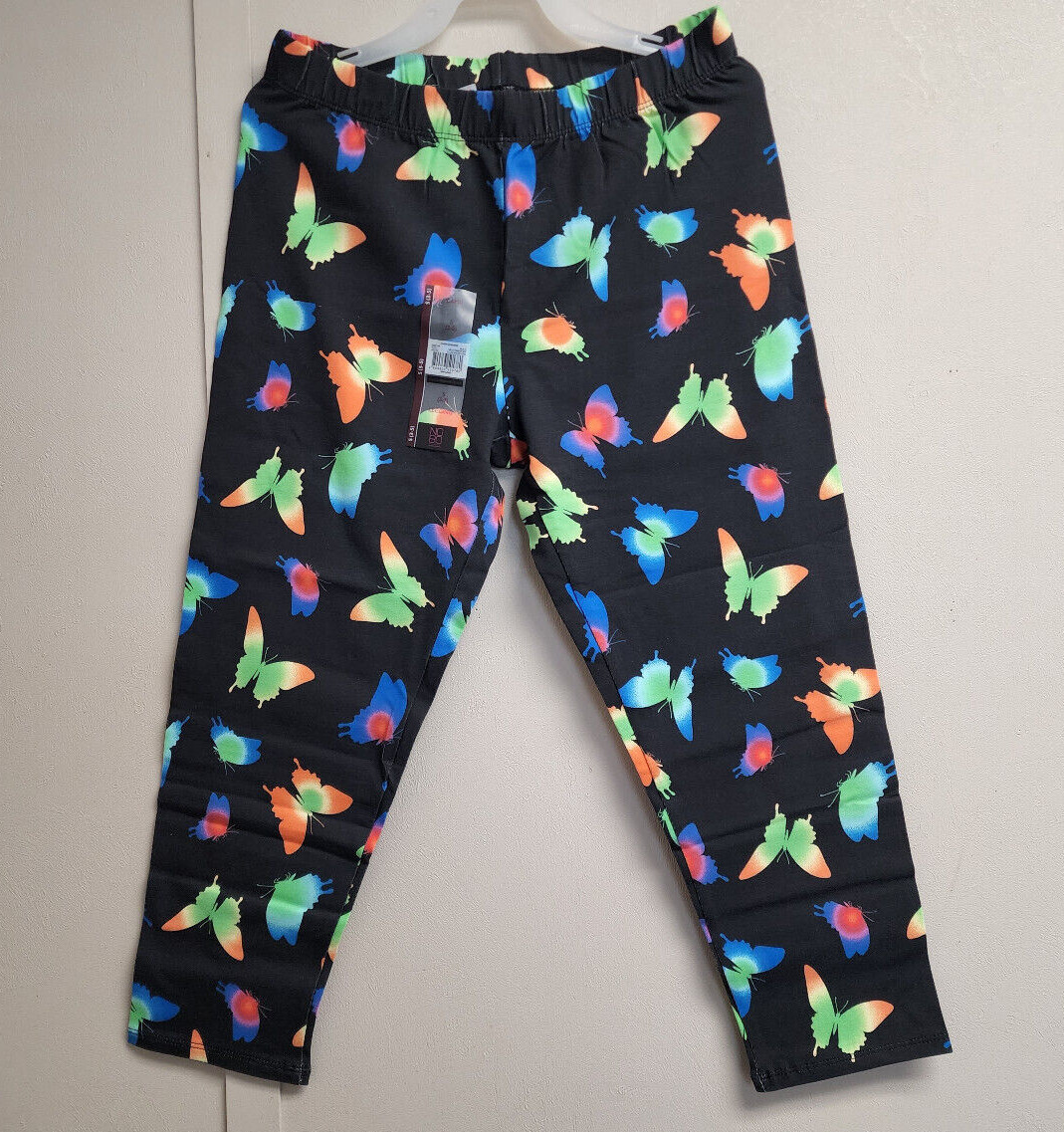 No Boundaries Womens Capri Legging Juniors Size S, M, L, XL, XXL, XXXL Butterfly