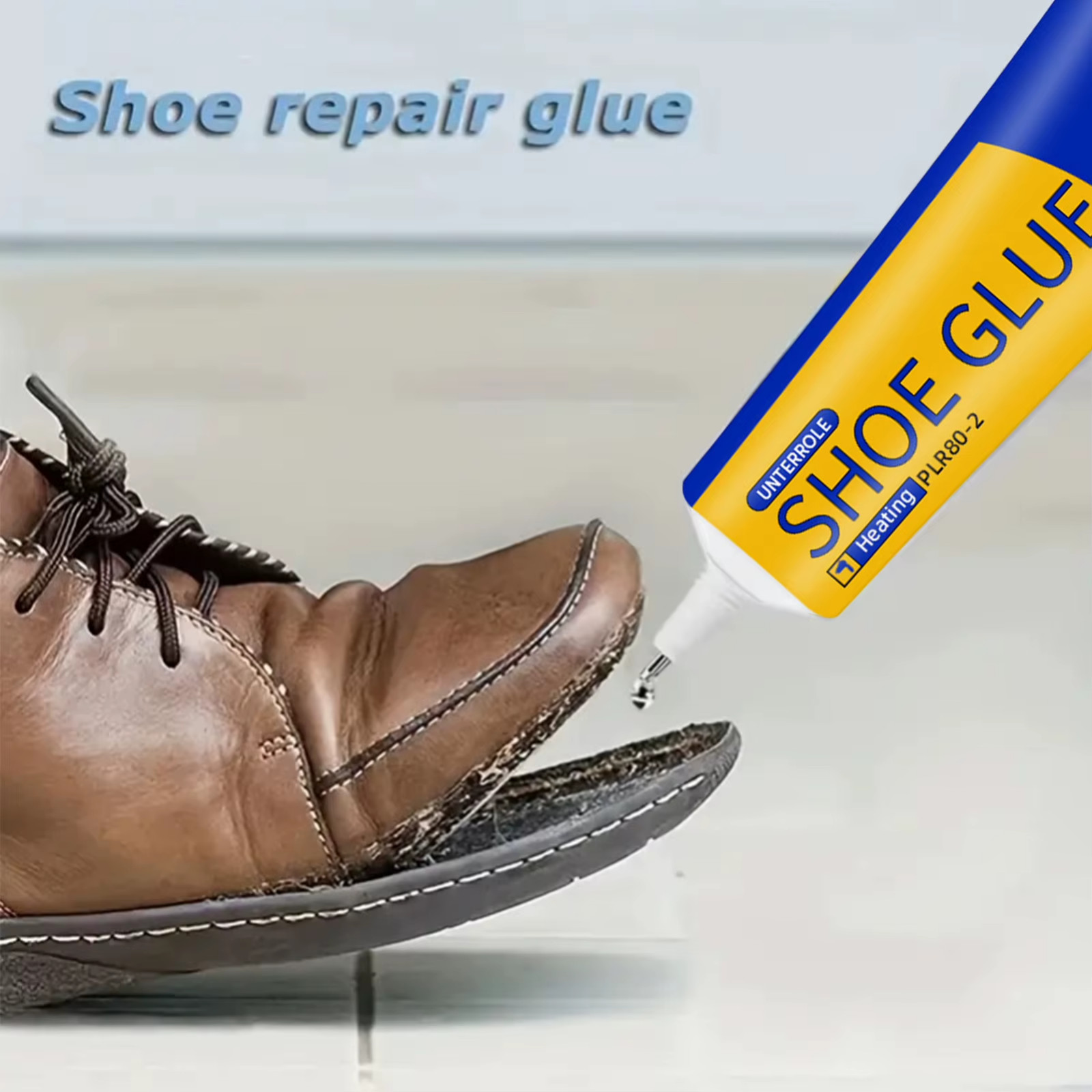 Shoe-Fix Glue: Pro Grade Shoe Repair Glue Adhesive for Boots, Heels, Soles, More