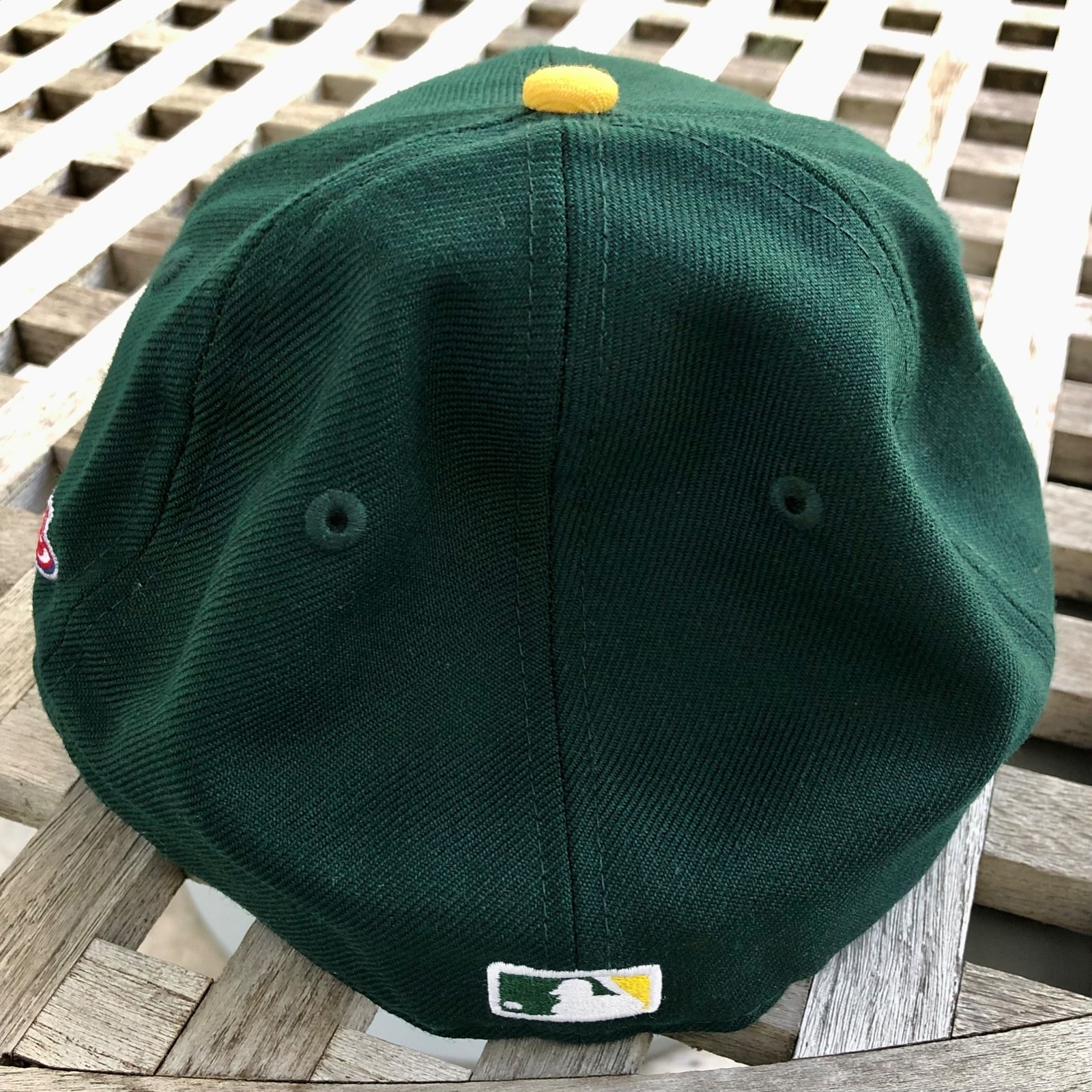 Oakland Athletics A’s 1989 WS Patch New Era 59FIFTY 2 Tone Wool Hat 7 3/8