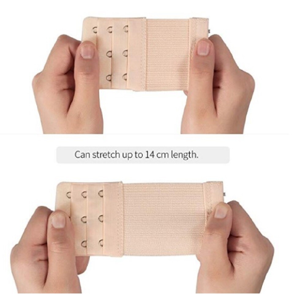6Pcs Bra Extender Set–Adjustable 2/3/4 Hook Strap Extensions for Comfortable Fit