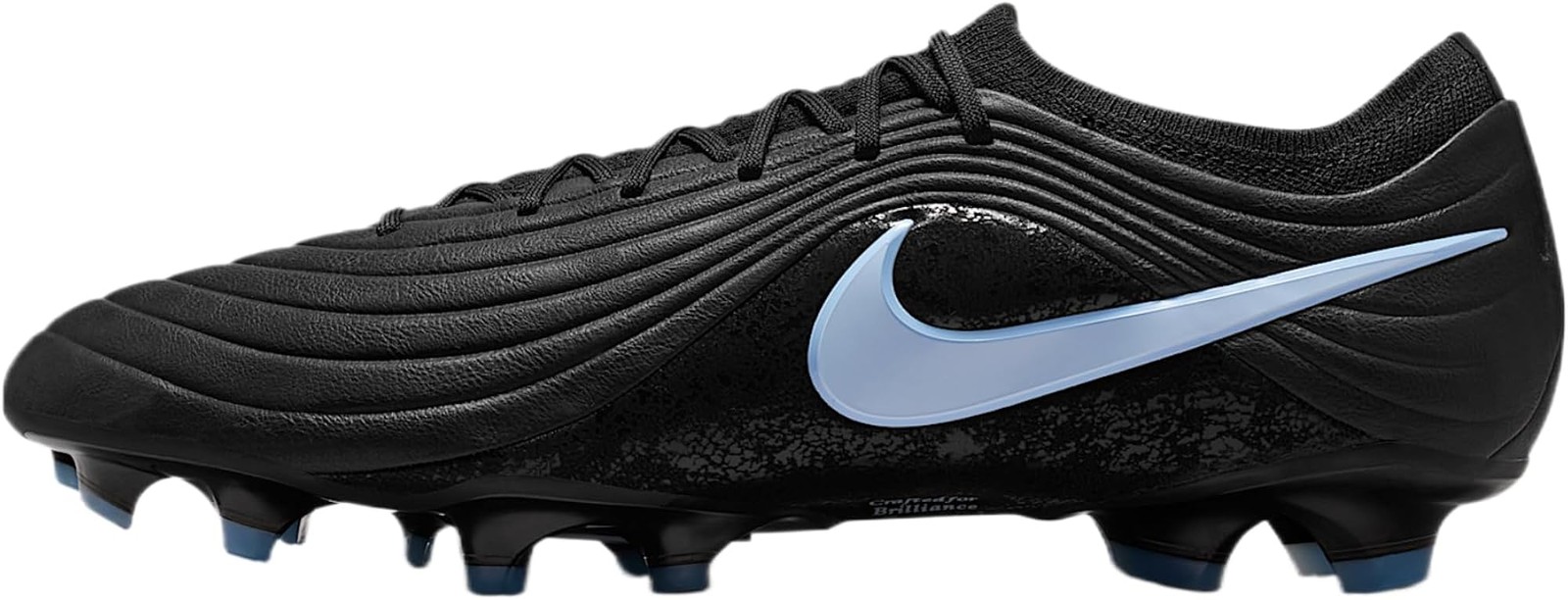 Nike Tiempo Maestro Elite Firm-Ground Low-Top Soccer Cleats (Black/Ice Blue) Siz