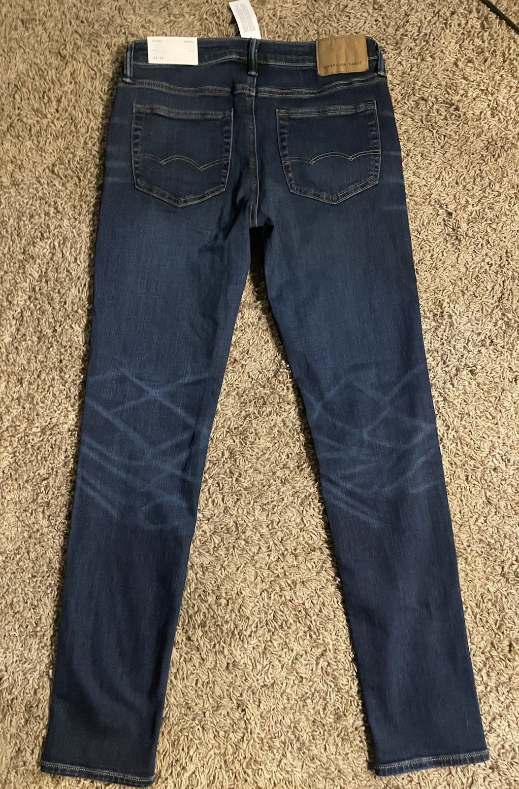 Men’s American Eagle Airflex+ Skinny Dark Wash Jeans NWT !! Size 32 X 34