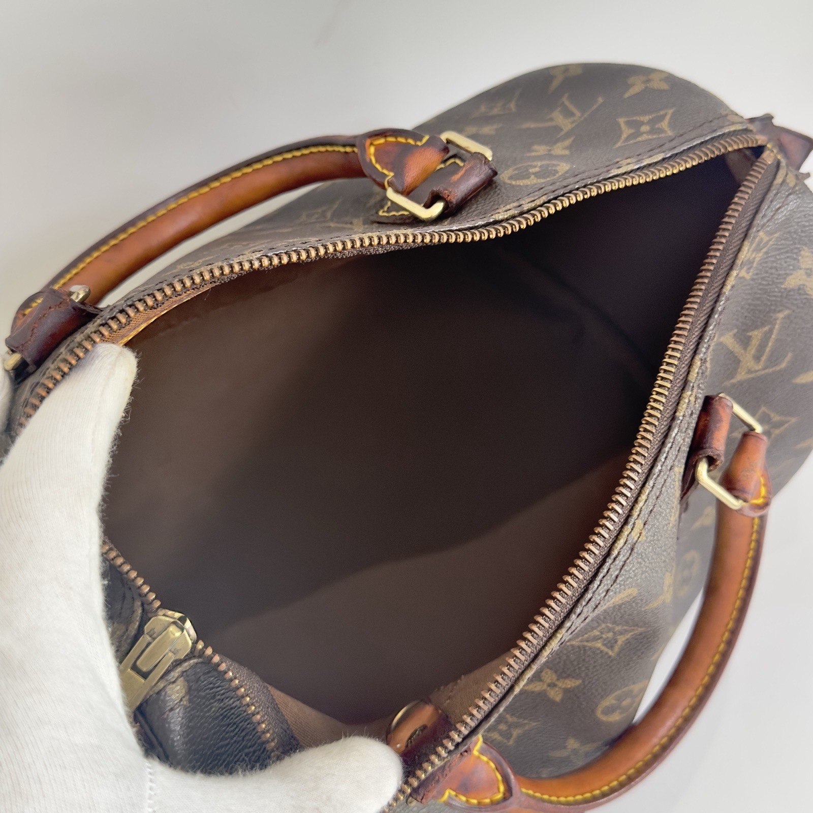 LOUIS VUITTON Speedy 30 M41526 Handbag Boston bag Monogram Brown Women’s Auth