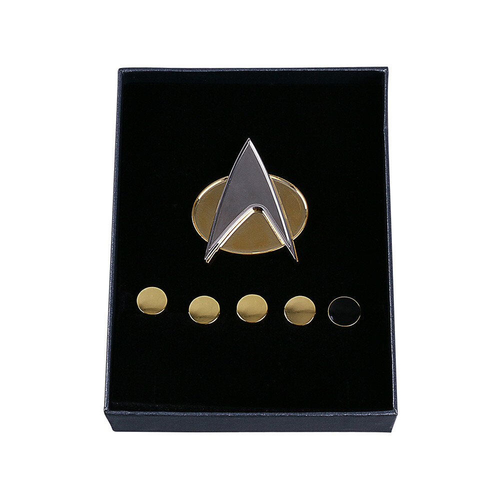 For The Next Generation Picard Red Uniforms TNG Riker Data Gold Blue Top Costume