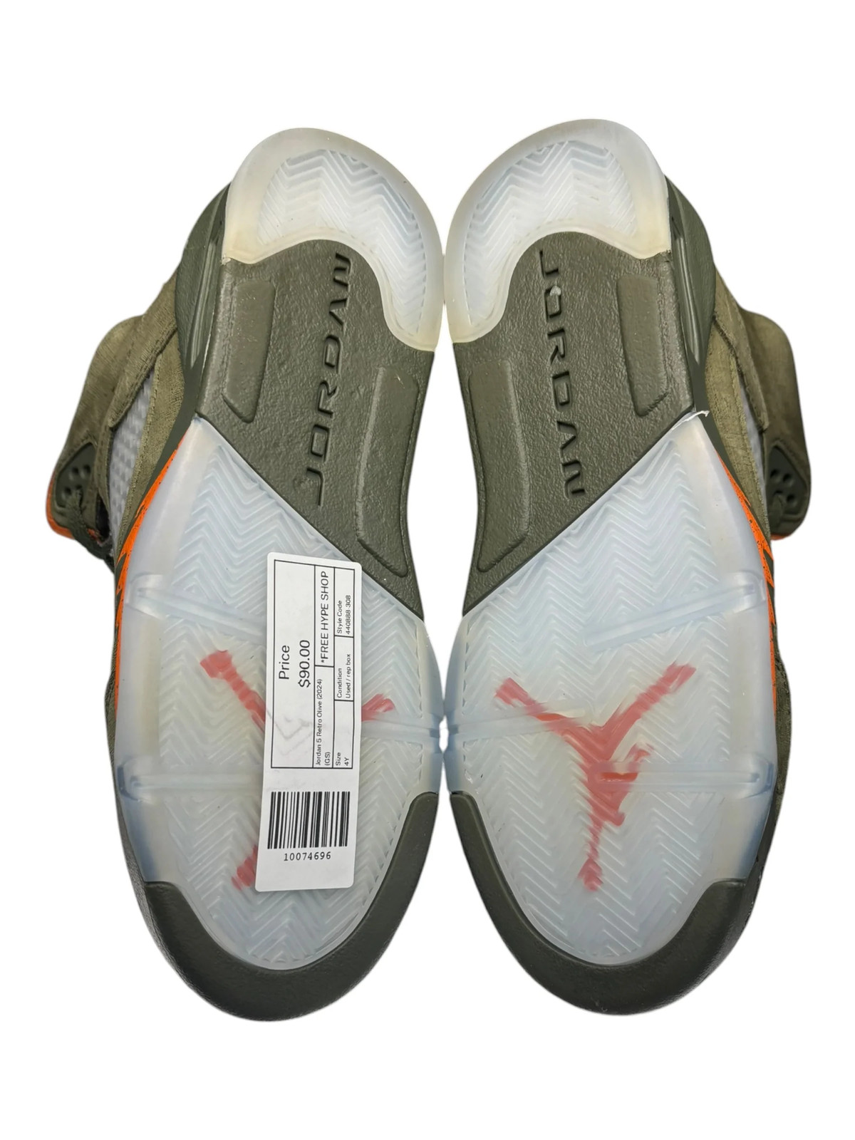 Jordan 5 Retro Olive (2024) (GS) size 5 – Used / rep box