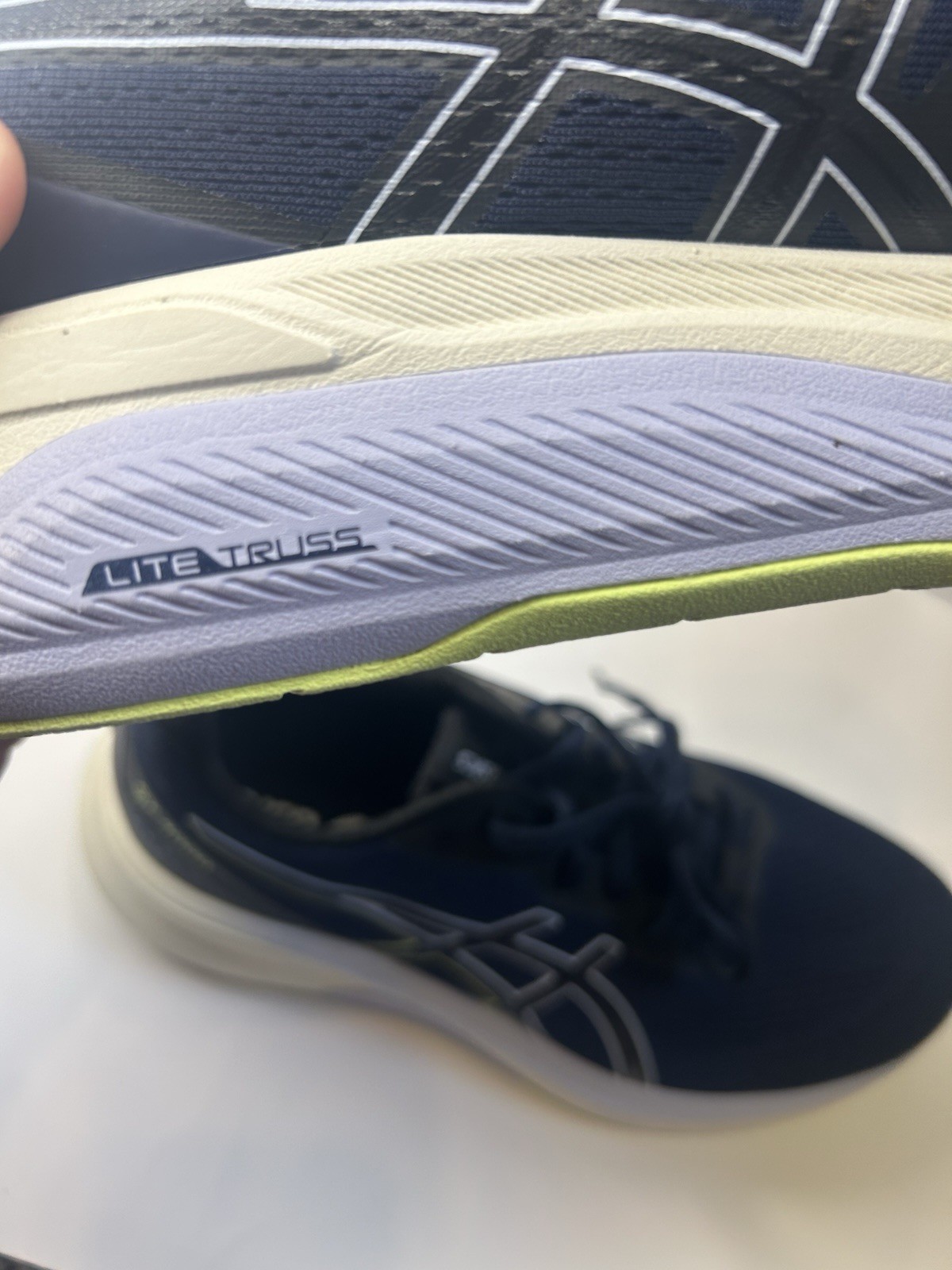 ASICS GT-4000 4 Women’s 9.5 D Wide Running Walking Shoes Navy Blue Cushion