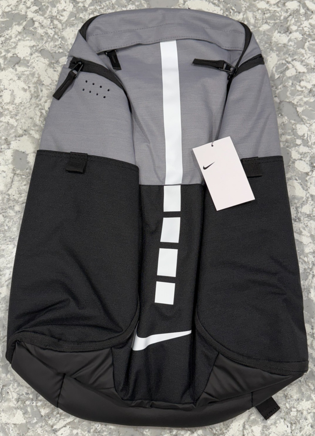 Nike Hoops Elite Pro Backpack Gray Basketball School Laptop BA5554 012 – NEW