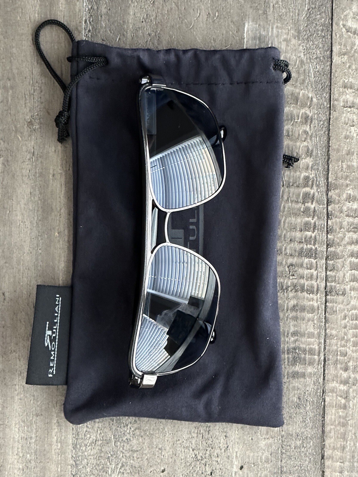 Remo Tulliani Men’s Envy VIS121 Rectangular Sunglasses – Measures 58, 15 & 135mm