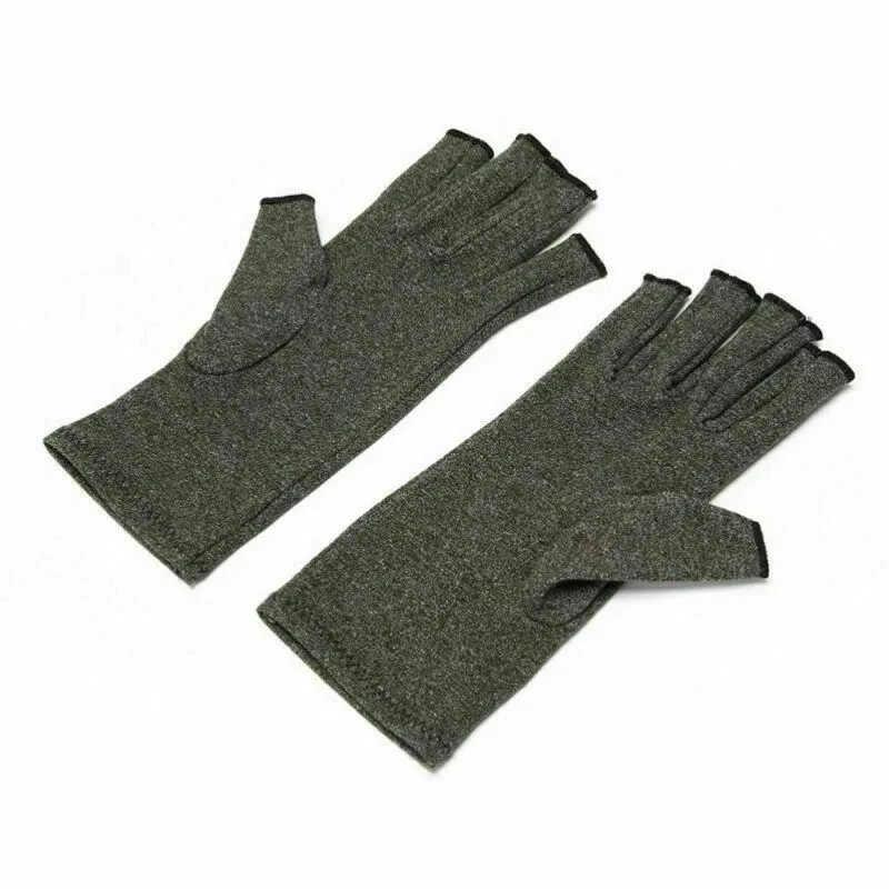 Fingerless Anti Arthritis Compression Gloves Cure Pain Relief Brace Hand Support
