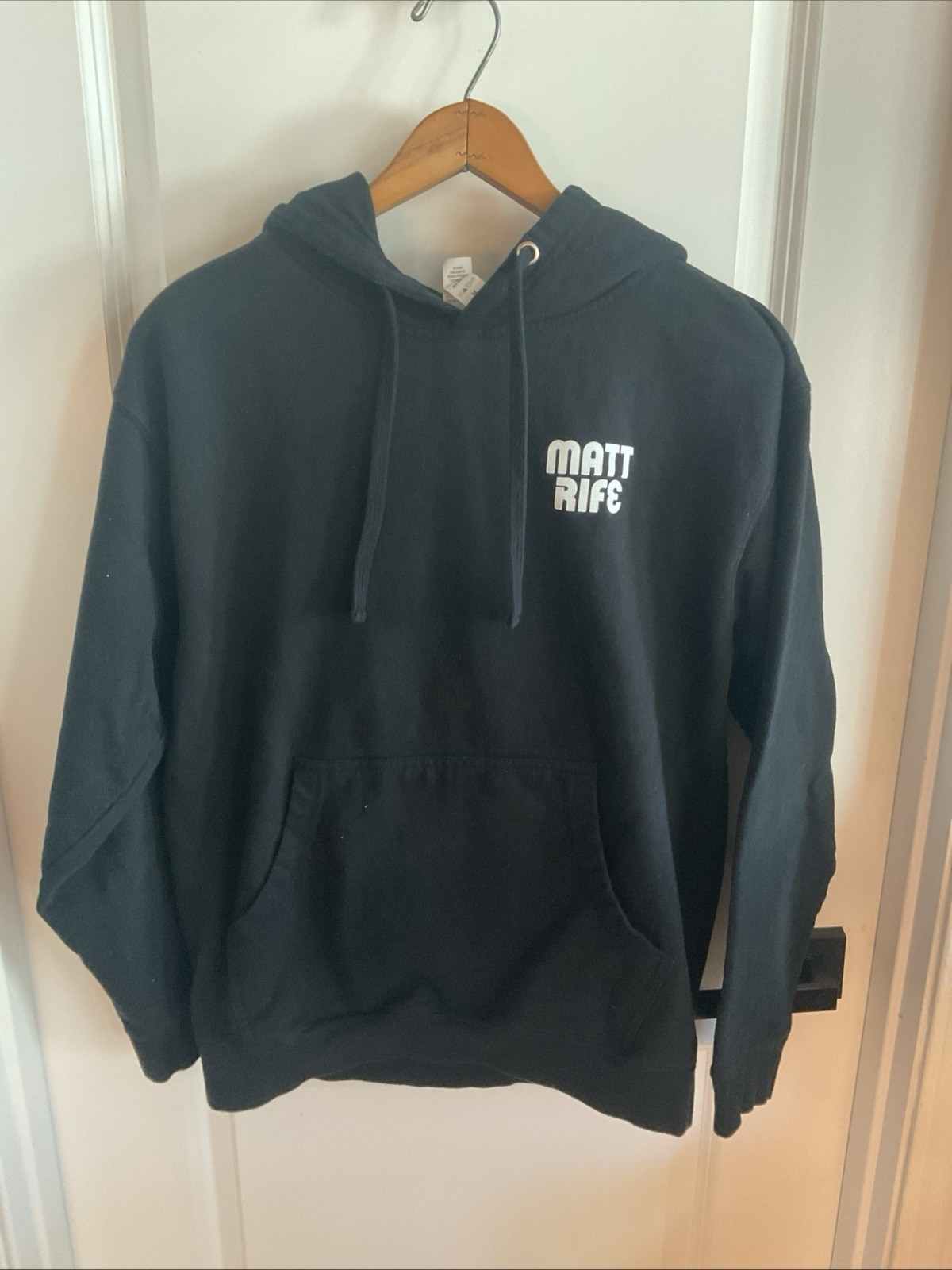 Matt Rife – ProbleMATTic World Tour Hooded Sweatshirt – Black – Size Small