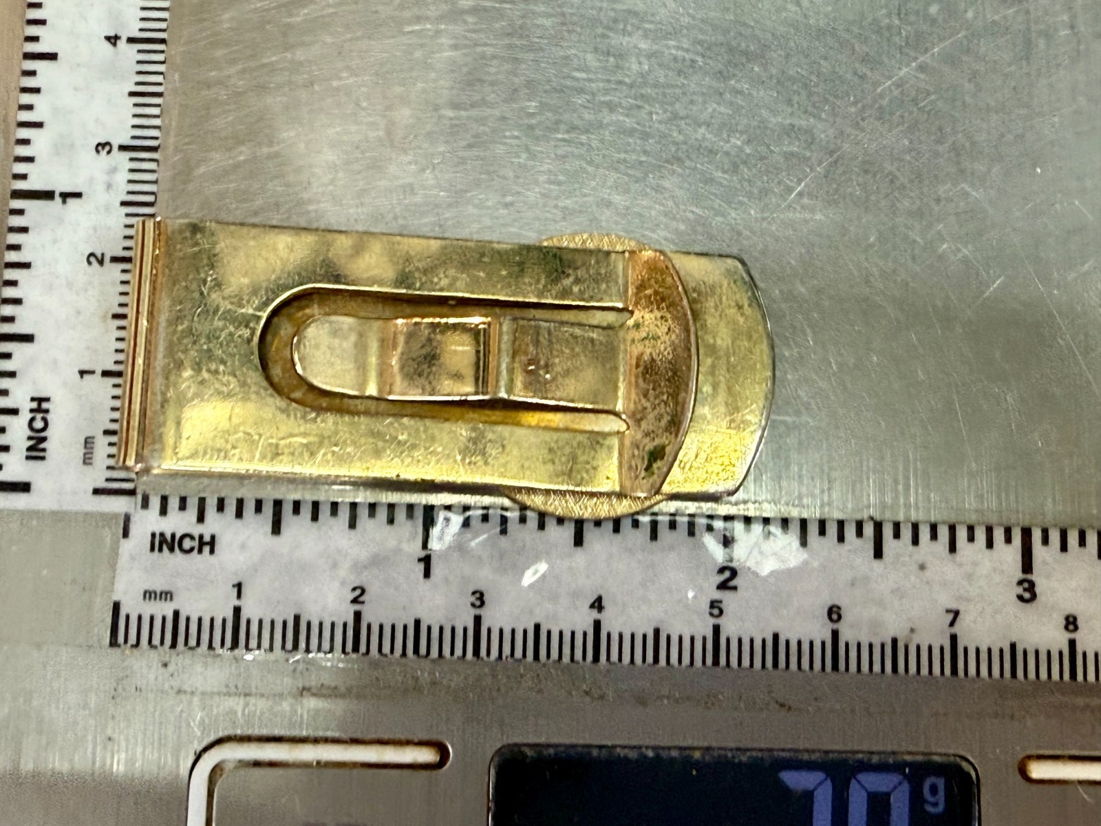 United States of America $20 Novelty Coin – Vintage Gold Tone Money Clip