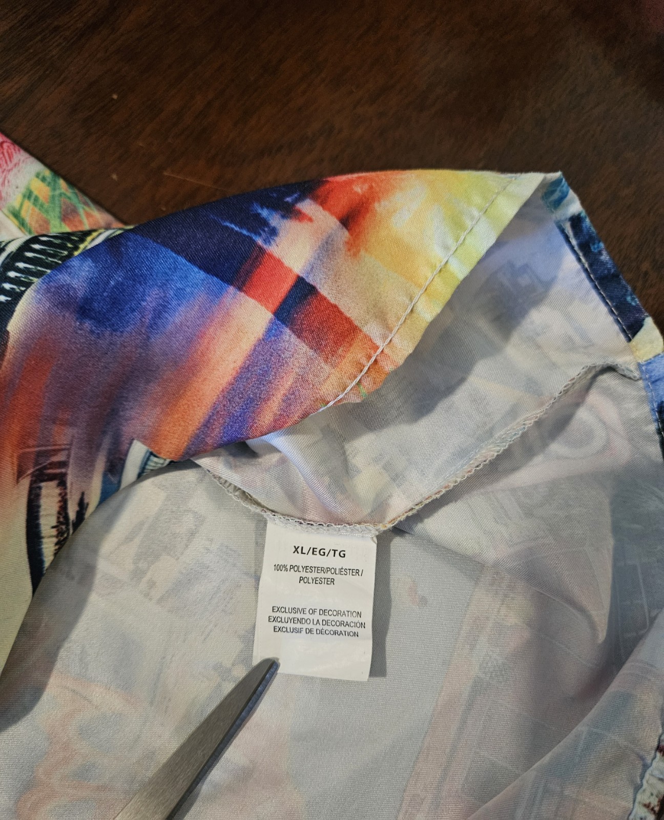 Surf Society Men’s Shirt Sz XL Button-Down Coastal Tropical Casual Fishing Beach