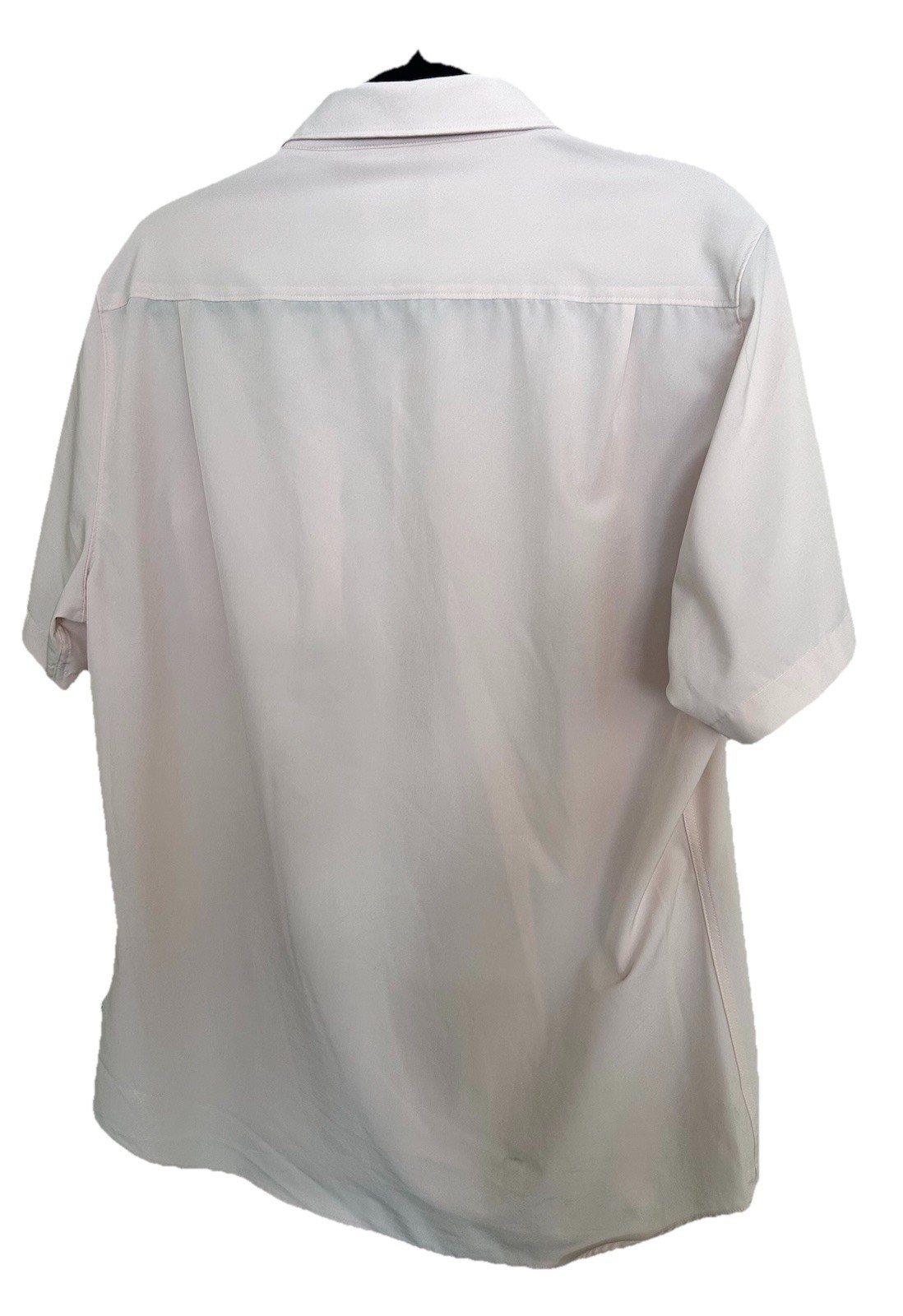 7D 7 Diamonds 4-way stretch shirt mens L Light Beige