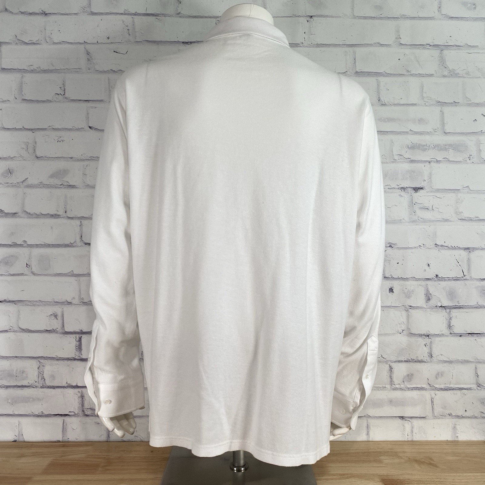 Peter Millar Shirt Men’s XL Polo Long Sleeve Crown Crafted Linen Blend Golf NWT