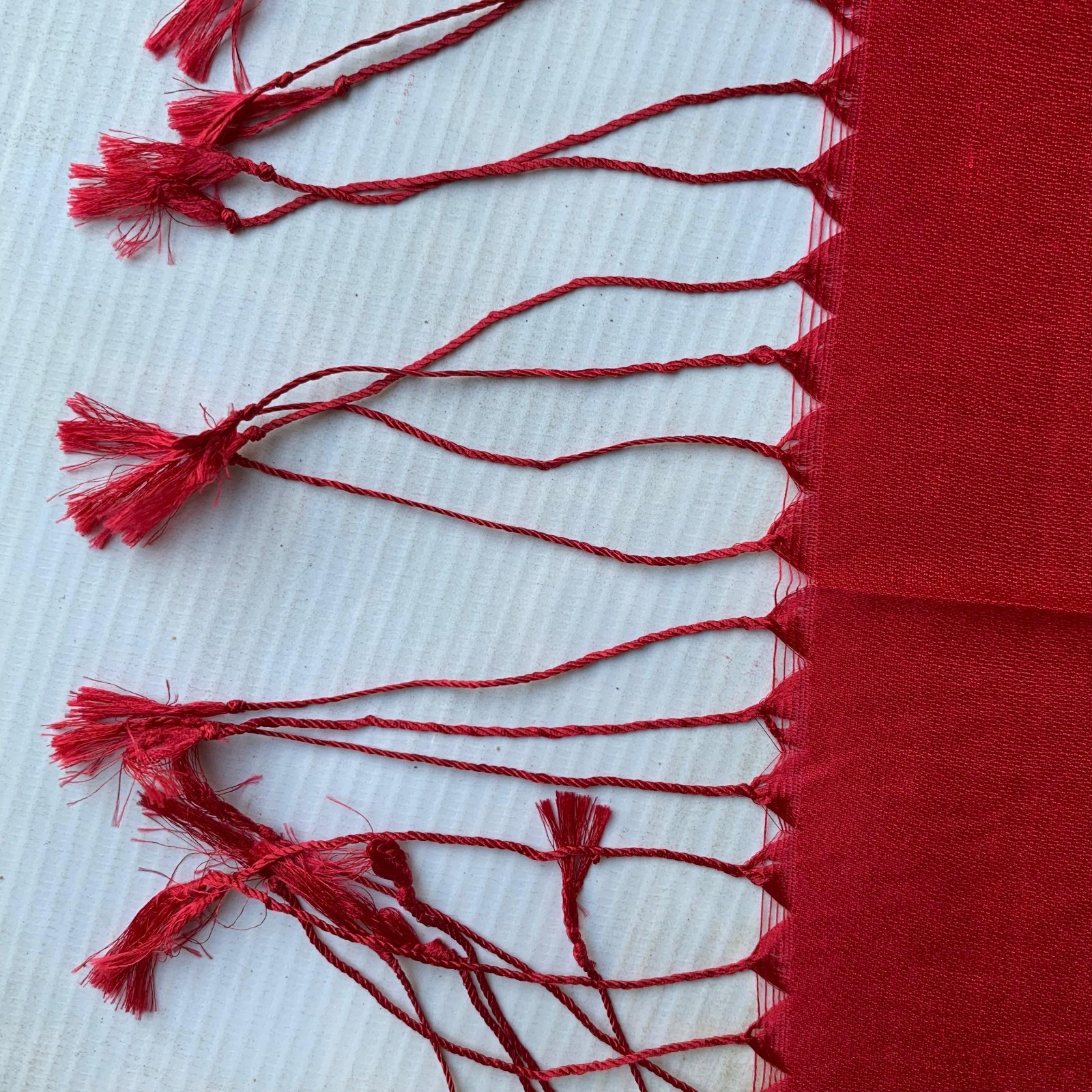 Women’s 100% Silk Solid Long Rectangular Scarf Shawl Wrap Stole Elegant