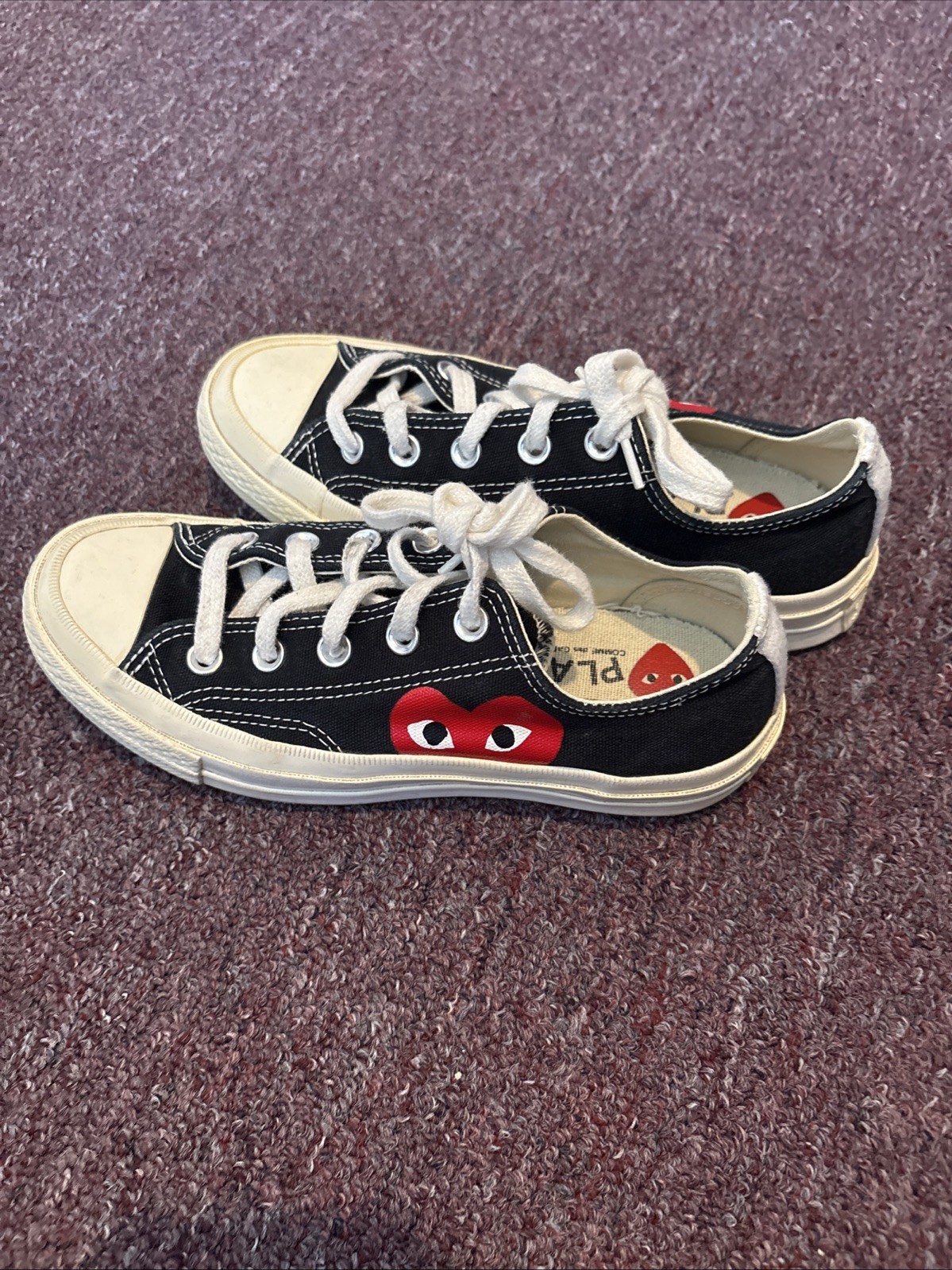 Converse All Star x Comme des Garcons Sneakers Men 4/Women 6 Low Chuck Taylors